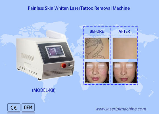 Goede prijs 1320nm 1064nm 532nm Draagbare Nd Yag laser tatoeage verwijdering huid whitening machine online