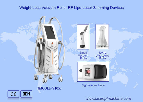 Goede prijs Vacuümrollertherapie 4 In 1 Cavitatie 40k Machine Rf Fat Removal online