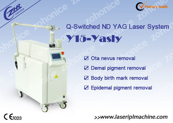 Goede prijs Q Switched Nd Yag 1064nm 532nm 755nm Pico Tweede Laser Tattoo Removal Machine online