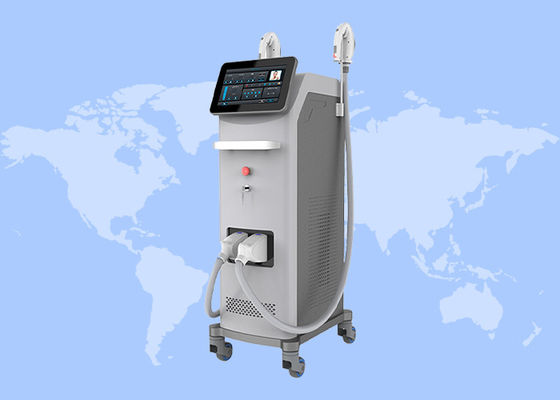 Goede prijs Dual Handle IPL DPL OPT pijnloze haaruithaalmachine huidverjonging online