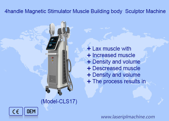 4 handvat RF HI EMT Magnetische stimulator Spierbouw lichaam Beeldhouwer Machine