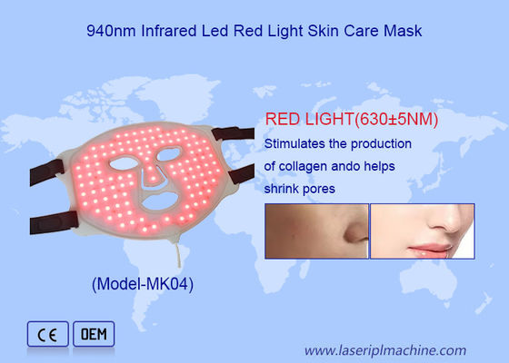 Goede prijs Home Rood LED licht Beauty Face Mask Versterk het metabolisme met infrarood licht online