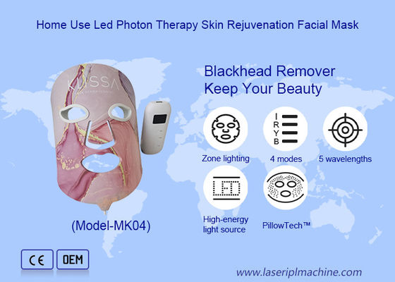 Goede prijs LED gezichtsmasker Silicium rood infrarood voor huidverjonging en huid gezichtszorg online