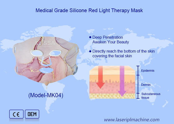 Goede prijs Huidverjonging Infrarood licht therapie masker Met 108pcs LED online