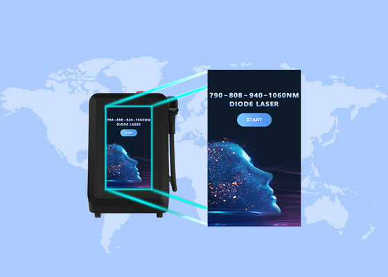 Goede prijs 808nm 790nm 1060nm 940nm diode laser machine voor huidverwittering en ontharing online