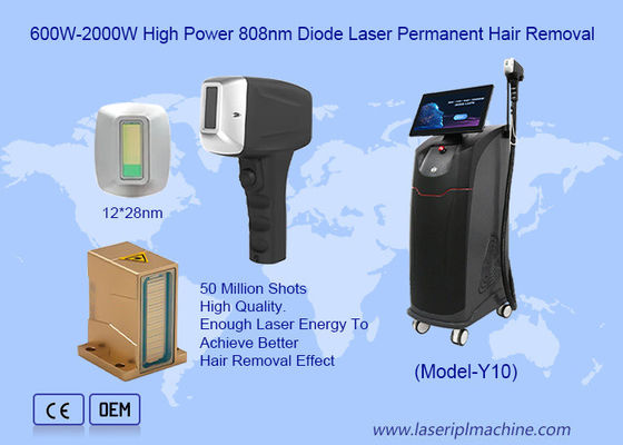 Goede prijs 500W-1600W 4 golflengten voor alle huidkleuren 808nm diode laser ontharingsmachine online