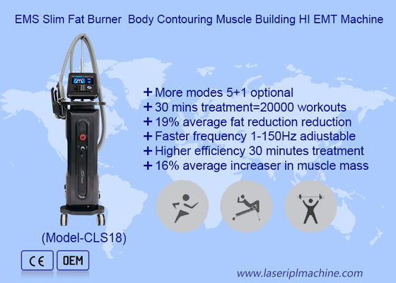 Goede prijs EMS Slim Fat Burner Body Contouring Spieropbouw HI EMT Beeldhouwen Machine online
