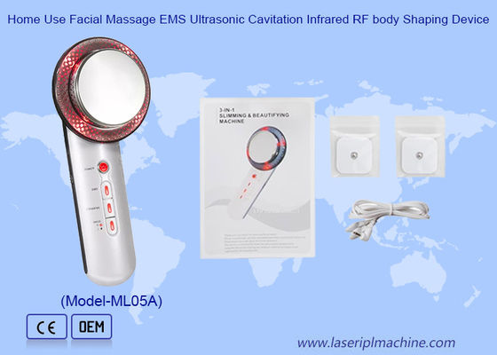 Goede prijs Huisgebruik Gezichtsmassage Ems Ultrasone Cavitatie Infrarood RF Body Shaping Device online