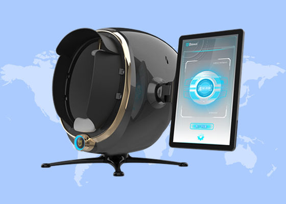 Goede prijs 21.5 inch scherm huiddiagnostiek gezichtsonderzoeker 3D AI huid analyse machine online