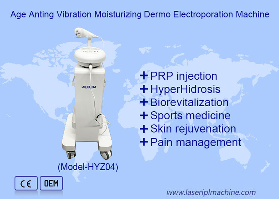 Anti-aging trillingsbevochtigende dermo-elektroporatiemachine