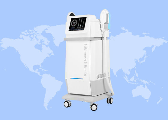 Goede prijs 2Handles RF EMS Lichaamsslanking Diepe spierstimulatie HI EMT machine online