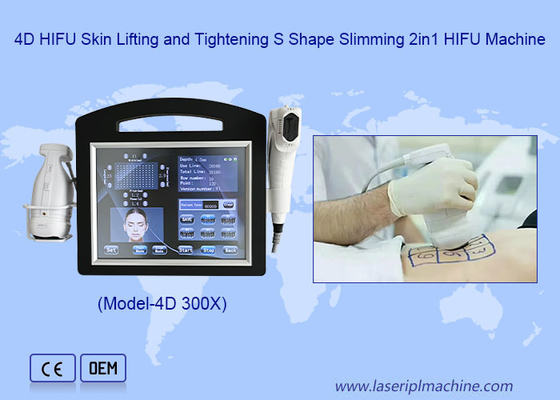2 In 1 Liposonic Body Shaping Gezichtshuid Lift Rimpelverwijderaar 4d Hifu Machine