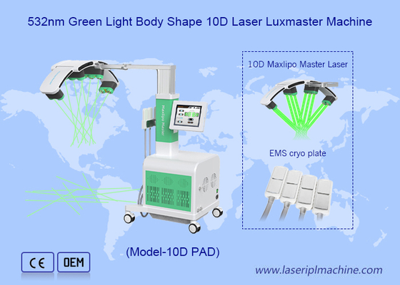 Ems koelplaat Laser Gewichtsverlies Machine Maxlipo Master 10d