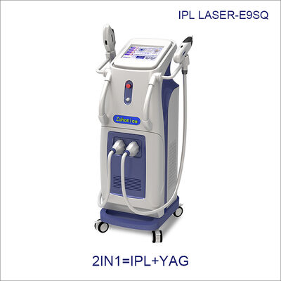 Goede prijs 2 in 1 IPL van de de Verwijderingsmachine van het Laserhaar van de de Tatoegeringsverwijdering Verticaal de Lasermateriaal online