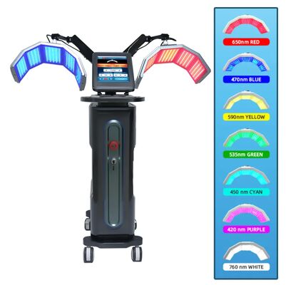Goede prijs Dubbele fotodynamische huidverwitterende PDT LED-roodlichttherapie-machine online