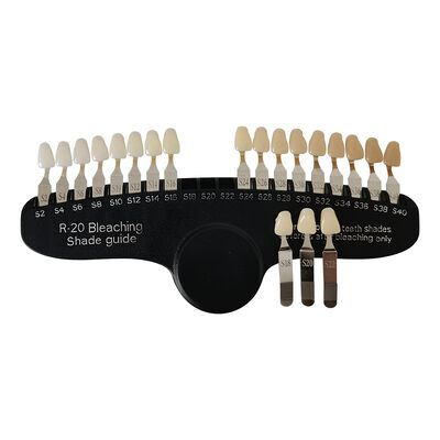 Goede prijs Handheld 3D Tandbleken Schaduwgids 20 Kleuren Tandbleken online