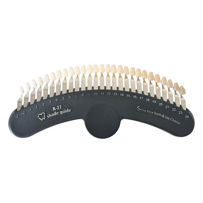 Goede prijs 3D-schaduwgids 27 kleuren vergelijking tandbleking schaduw grafiekbord online