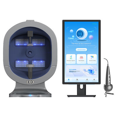 Goede prijs 9 Spectrum Intelligence Bacteriële Flora Detectie 2in1 Scalp Scanner 3D Gezichtsanalysator online