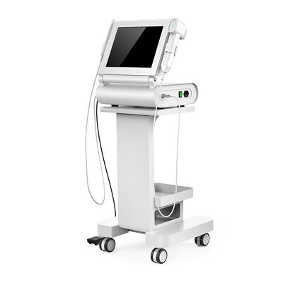 Goede prijs Max 200W Vermogen 3D HIFU Machine 3.0mm Voor Gezicht 2J Max Energie vulva Verstrakking online
