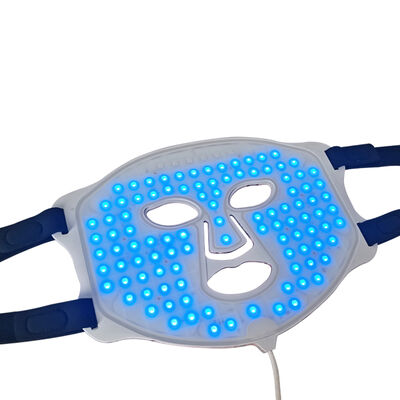 Goede prijs Geavanceerde rood- en blauwlichttherapie LED-gezichtsmasker Silicone voor alle huidtypes online
