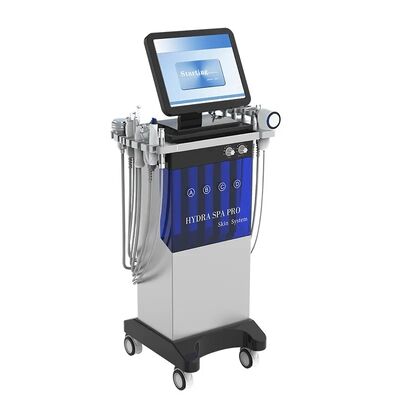Goede prijs Verticale Hydro 14 in 1 Microcurrent Peeling Gezichtsverzorging Dermabrasie Apparaat online