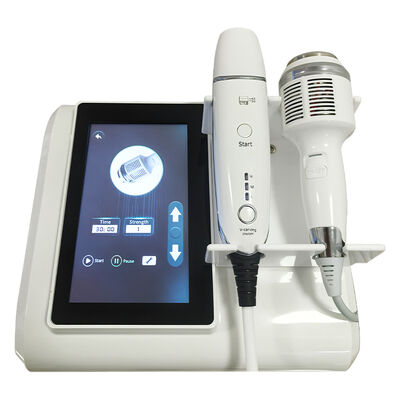 Goede prijs RF Hifu Ice Harmmer 2 In 1 Huidverstrakking Anti-Rimpel Multifunctionele Machine online