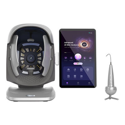 Goede prijs 9 Spectrum 3D AI Gezichts Huid Monitor Micro Vocht Detector Huid Analysator Machine online