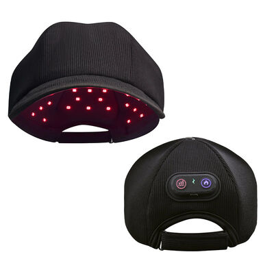 Goede prijs Hergroei van het haar Hoofdhuid Follikels Behandeling Draadloos Type C 850nm 660nm Rood Licht Haargroei Cap online