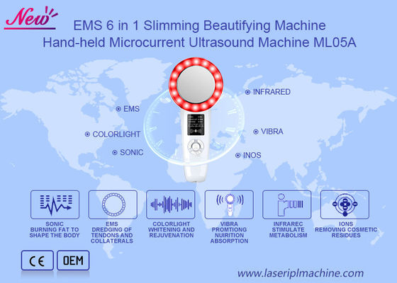 EMS 6 in 1 van het het Huisgebruik van gelijkstroom 5V 500mA de Schoonheidsapparaat
