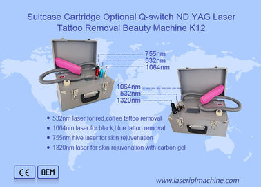 10ns 1064nm 5Hz Q Switch Laser Koffercartridge Tatoeage verwijdering apparatuur