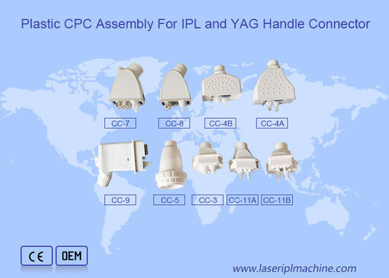 Goede prijs Vierkant connector 900W Clinic Plastic CPC Yag Laser IPL Handle online