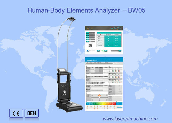 Goede prijs De Kliniek 180μA BIA Body Composition Analyzer van 100KHZ 220v online