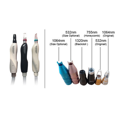 Goede prijs 1064 532 1320 755nm Huidverjonging Q Geschakeld Nd Yag Laser Handle online