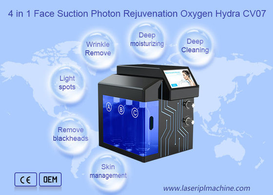 Goede prijs 4 in 1 de Zuurstof van de het Fotonverjonging van de Gezichtszuiging het Gezichts Witten online