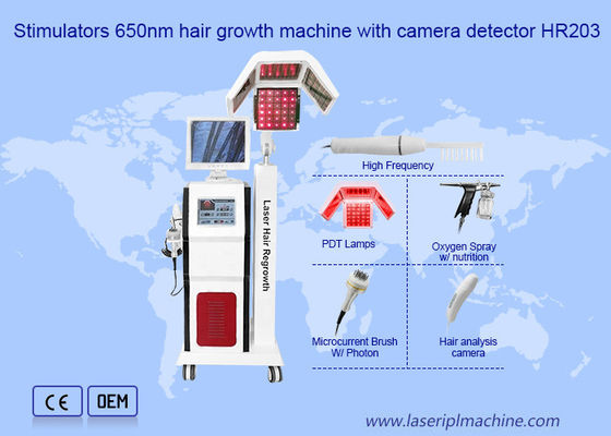 Van de de Behandelings808nm 90Hz Laser van het haarverlies de Machine van de het Haarhernieuwde groei