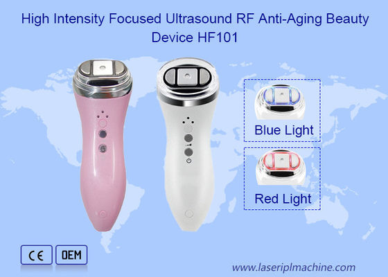 Goede prijs Draagbaar Mini Hifu Rf Beauty Device voor het Gezichts Opheffen online