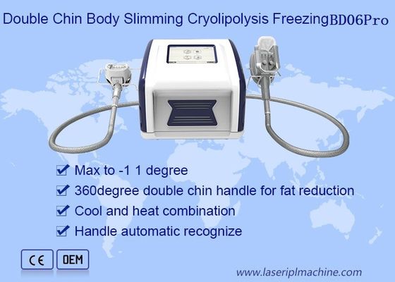 Goede prijs Dubbele het Vermageringsdieetmachine van Chin Body 0.2kw Cryolipolysis online