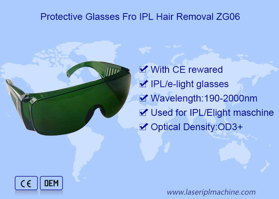 Q Schakelaaripl van het de Laserhaar van de Haarverwijdering OD3 de Bril van de de Verwijderingsveiligheid