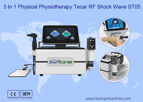De draagbare Slimme van het de Schoonheidsmateriaal 18HZ van Tecar rf Machine van de de Schokgolftherapie
