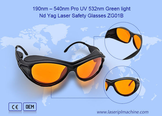 Goede prijs 190nm 540nm CE OD4 Nd YAG Pro UV 532nm 1064nm Ipl Laserbril online