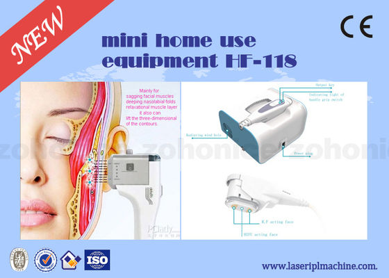 Goede prijs Draagbare Supersonische 3D HIFU-Machine 3MHZ 36W voor Gezicht het Opheffen Huid het Schoonmaken online