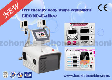 8 „TFT-het Vermageringsdieetmachine Twee van Aanrakingssreen Cryolipolysis Handvatten voor Opgelost Vet