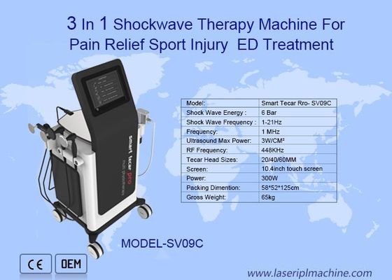 Goede prijs 3 in 1 ODM Extracorporeal Machine van de Schokgolftherapie voor ED online