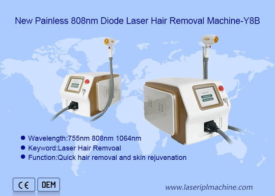 Het pijnloze 808nm-van de het Haarverwijdering van de Diodelaser Gebruik van de de Machinekliniek